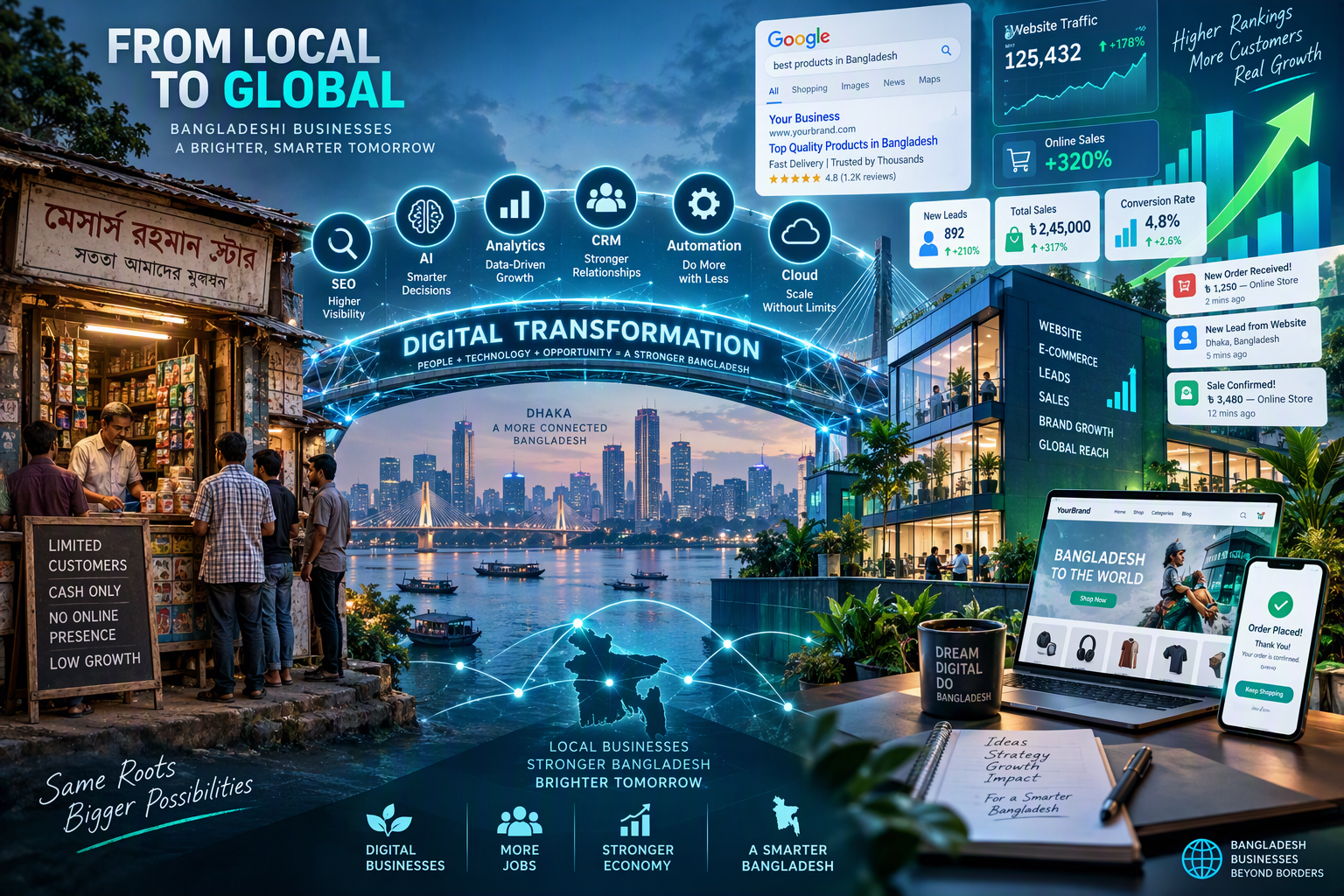 Why Modern SEO, AI and Digital Tools Are Redefining Business Growth in Bangladesh